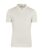 SUITSUPPLY  Koszulka polo bez guzików złamana biel 
