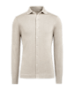 SUITSUPPLY  Light Brown Polo Cardigan