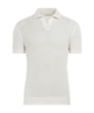 SUITSUPPLY  Off-White Crochet Polo Shirt