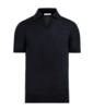 SUITSUPPLY  Navy Buttonless Polo Shirt 