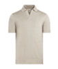 SUITSUPPLY  Sand Buttonless Polo Shirt 
