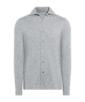SUITSUPPLY  Grey Long Sleeve Polo Cardigan