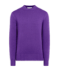 SUITSUPPLY  Pull col rond Merino violet