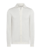 SUITSUPPLY  米白色长袖 Polo 开襟衫