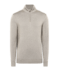 SUITSUPPLY  Taupe Half Zip