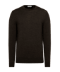 SUITSUPPLY  Dark Brown Merino Crewneck