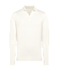 SUITSUPPLY  Off-White Merino Long Sleeve Polo