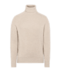 SUITSUPPLY  Sand Merino Ribbed Turtleneck