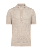 SUITSUPPLY  Sand Crochet Polo