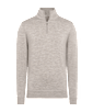 SUITSUPPLY  Taupe Merino Half Zip