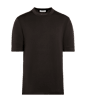 SUITSUPPLY  Dark Brown Short Sleeve Crewneck