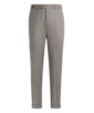 SUITSUPPLY  Spodnie Blake wide leg tapered szarobrązowe