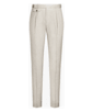 SUITSUPPLY  Spodnie z zakładkami Brentwood piaskowe
