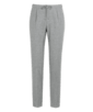 SUITSUPPLY  Pantaloni Ames grigio chiaro pied-de-poule con cordoncino