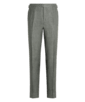 SUITSUPPLY   Mid Green Slim Leg Straight Pants