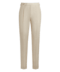 SUITSUPPLY  Spodnie Custom Made jasnobrązowe