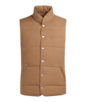 SUITSUPPLY  Mid Brown Down Vest