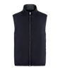 SUITSUPPLY  Navy Reversible Light Padded Zip Vest