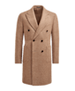 SUITSUPPLY  Płaszcz Custom Made brązowy