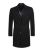 SUITSUPPLY  Płaszcz Custom Made czarny