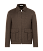SUITSUPPLY  Dark Brown Bomber Jacket