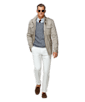 SUITSUPPLY  Light Brown Field Jacket