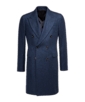 SUITSUPPLY  Blue Double Breasted Coat sdfasdfasdfasf