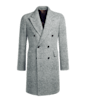 SUITSUPPLY  Mantel zweireihig grau