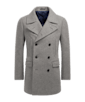 SUITSUPPLY  Light Grey Peacoat