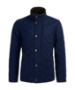 SUITSUPPLY  Blue Quilted Jacket