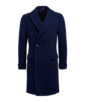 SUITSUPPLY  Mid Blue Polo Coat