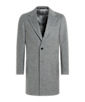 SUITSUPPLY  Light Grey Overcoat