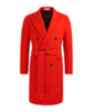 SUITSUPPLY  Orange Belted Overcoat