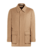 SUITSUPPLY  Mid Brown Down Field Jacket