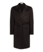 SUITSUPPLY  Abrigo marrón oscuro con cinturón