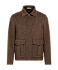 SUITSUPPLY  Mid Brown Bomber Jacket