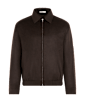 SUITSUPPLY  Dark Brown Bomber Jacket