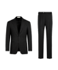 SUITSUPPLY  Black Tailored Fit Havana Suit
