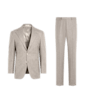 SUITSUPPLY  Taupe Relaxed Fit Roma Suit