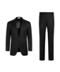 SUITSUPPLY  Black Relaxed Fit Roma Suit