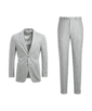 SUITSUPPLY  Light Grey Three-Piece Havana Suit