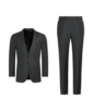 SUITSUPPLY  Sienna Anzug dunkelgrau mit Birdseye-Muster