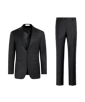 SUITSUPPLY  Dark Grey Perennial Tailored Fit Havana Suit