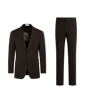 SUITSUPPLY  Dark Brown Tailored Fit Milano Suit