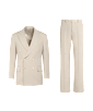 SUITSUPPLY  Light Brown Tailored Fit Milano Suit