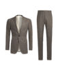 SUITSUPPLY  Garnitur Custom Made szarobrązowy