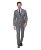 SUITSUPPLY  Mid Grey Checked Napoli Suit