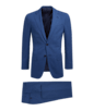 SUITSUPPLY  Light Blue Striped Lazio Suit