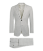 SUITSUPPLY  Light Grey Houndstooth Havana Suit