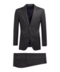 SUITSUPPLY  Dark Grey Striped Napoli Suit